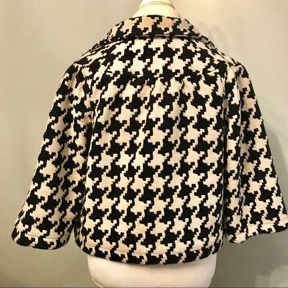 STUDIO Petite JPR 3/4 Sleeve Houndstooth Jacket - Picture 5 of 9
